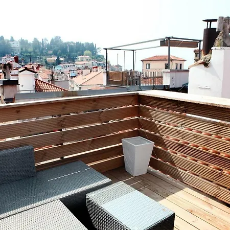 Roof Top Terrace View Cr1 Appartement Piran
